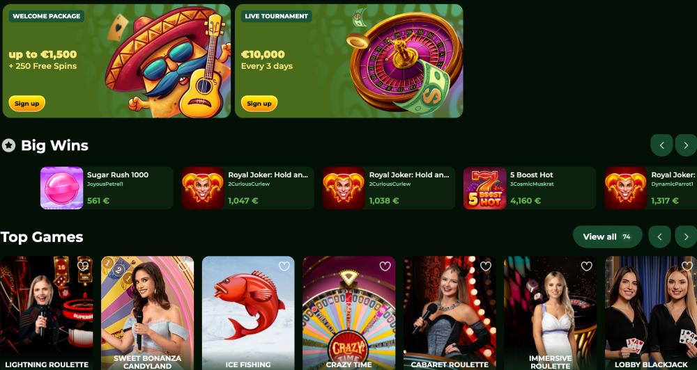 Zahlungsmethoden bei Casinacho Casino Deutschland