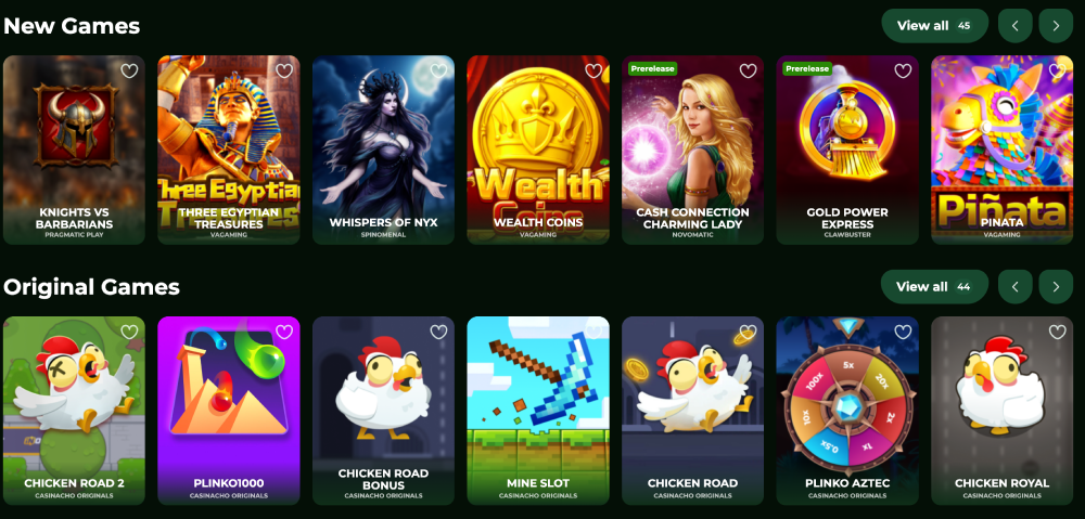 Kundensupport von Casinacho Casino rund um die Uhr